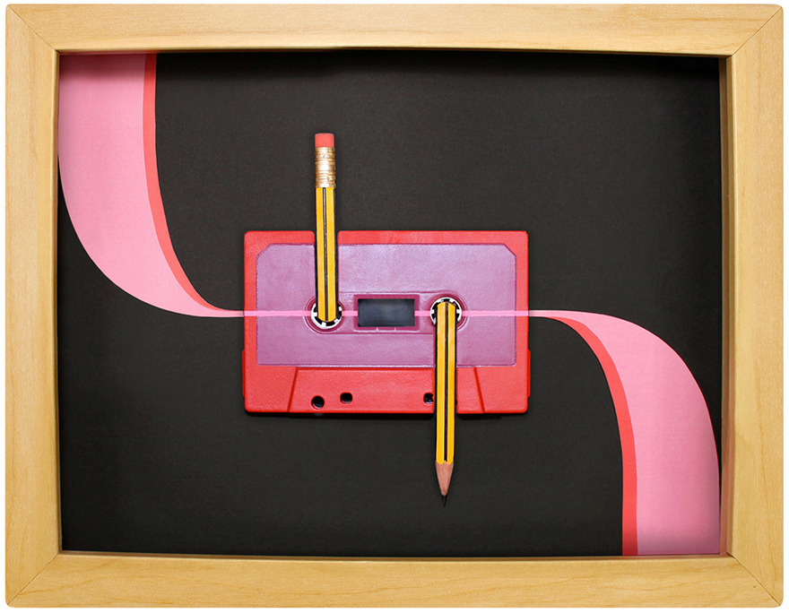 cassette tape art