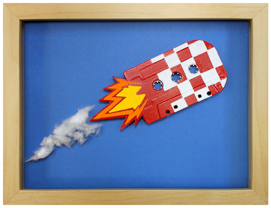 cassette tape art